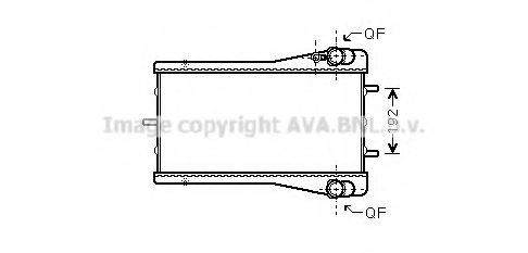 PRASCO PR2044 Radiator, engine cooling